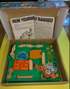 Vintage 1979 Tomy #7070 Run Yourself Ragged Obstacle Game*INCOMPLETE*See Details - Picture 1 of 5