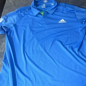 Adidas Barricade Uomo Blu XL Formazione Polo Climacool - Foto 1 di 9