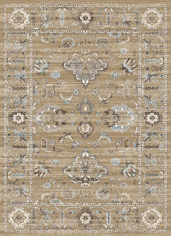 8x11 Radici Beige Floral Círculos Pétalos Flores 3562 - Abril 7' 10" x 10' 6" Foto 1 de 1