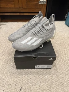 Adidas Adizero Primeknit Fußballschuhe grau weiß Herren Größe 12 GV9633 NEU - Bild 1 von 5