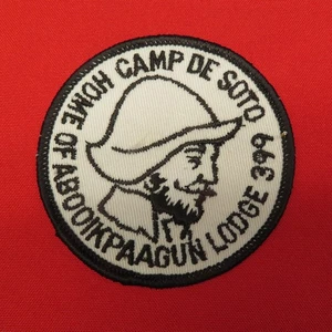 Pfadfinder Abooikpaagun Lodge 399 Camp De Soto Pfeilorden Patch F2512B1 - Bild 1 von 2