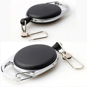 Carrete de llavero retráctil - Soporte de insignia multiusos y herramienta de llavero cable de 65 cm - Imagen 1 de 9