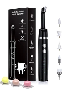 Tooth Polisher, Rechargeable Tooth Whitening Kit for Teeth Cleaning and Whitenin - Picture 1 of 8