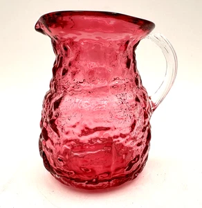 Jarra o crema pequeña de vidrio de arándano peregrino - guijarros con mango transparente - Imagen 1 de 4