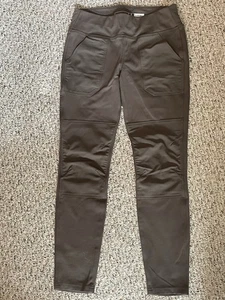 Carhartt Womens S Dark Brown Force Fitted Leggings Pockets - Picture 1 of 6
