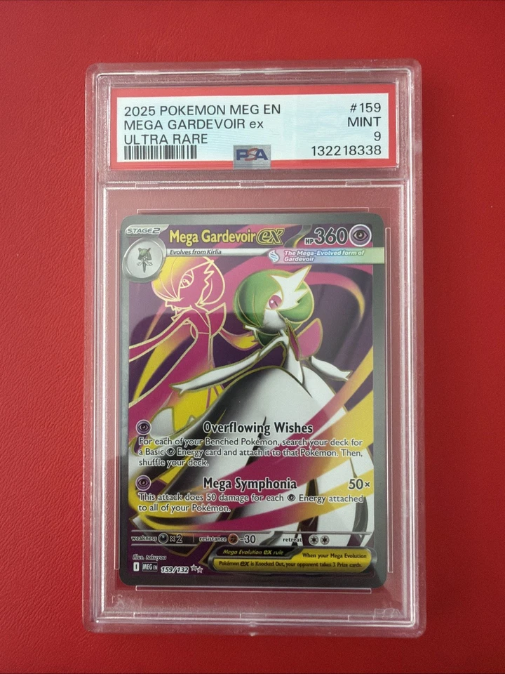 2025 Pokemon Mega Evolutions Base Mega Gardevoir 159 Ultra Rare PSA 9 - Image 1 of 1