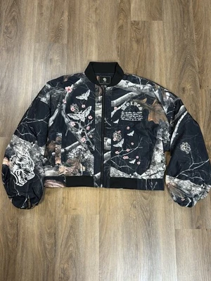 Chaqueta acolchada Darc Sport Tree camuflada con cremallera completa SSDD NFGU para mujer mediana Foto 1 de 4