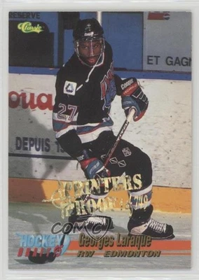 1995 Classic Draft Printers Proof /749 Georges Laraque #28 - Image 1 of 2