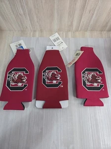 3 paia di Koozies portabottiglie USC Gamecocks con cerniere - Foto 1 di 10