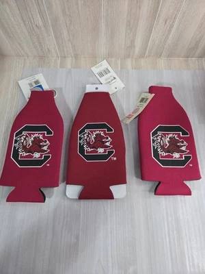 3 Pares de Portabotellas USC Gamecocks Koozies con Cremalleras Foto 1 de 4
