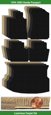 Juego de alfombrillas Lloyd Custom Luxe para Honda Passport 1994-2002 (5 piezas) #RNR Foto 1 de 4