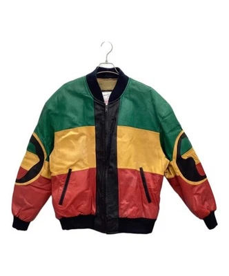 African Leather Jacket Unisex Genuine Brown Leather Coat Used - Image 1 of 4