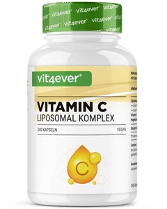 Vitamina C liposomiale - 240 capsule vegane - Premium: altamente dosata con 1000 - Foto 1 di 7