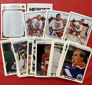 1990-91 Upper Deck Complete Base Set Cards #1-550. Set Contains 172 Rookie Cards - Imagen 1 de 1