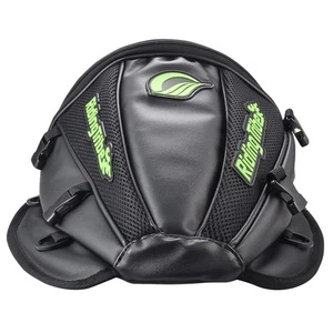 Motorcycle Backseat Tank Bag Multifunctional Waterproof PU Leather Storage Sa... - Picture 1 of 9