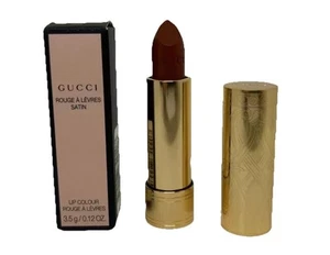 GUCCI Rouge A Levres Satin Janet Rust 505 Lipstick Lip Colour 0.12 oz New W/BOX - Picture 1 of 3