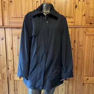 Chaqueta de mujer Samoon collection negra chaqueta de transición talla 50 resistente a la intemperie - Imagen 1 de 8