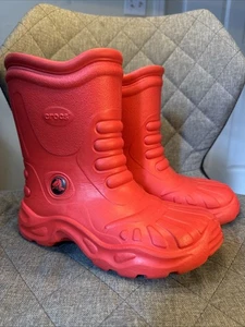 Bottes à enfiler Crocs rose pluie/imperméables taille W6/M4 - Photo 1/12