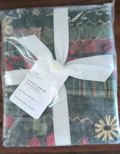 POTTERY BARN Winter Dreams Reversible Quilted SHAM-Euro-NWT - Picture 1 of 3