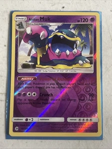Alolan Muk 58/149 Pokemon - Reverse Holo Sun & Moon MP - Picture 1 of 2