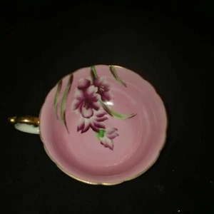 Tazza da tè vintage Prince China dipinta a mano fiore viola rosa Giappone occupato - Foto 1 di 5