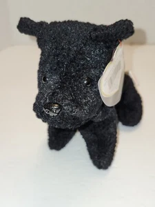 TY 1996 SCOTTY el perro gorro bebé con etiquetas - Imagen 1 de 11
