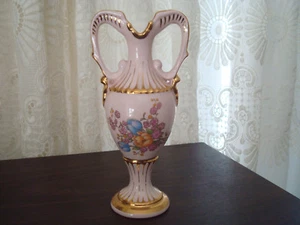 KAWEX KARLSBAD HANDARBEIT ROSA BLUMENVASE - Bild 1 von 5