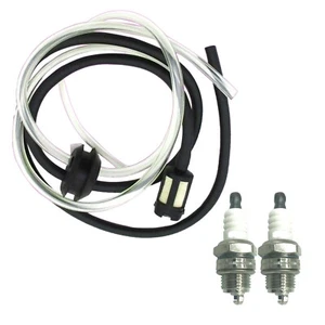 Fuel Line Gas Hose Filter 2 Spark Plug For 43 49 cc Mini 2 Stroke Pocket Bike - Picture 1 of 1