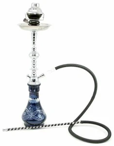 23" schwarz 1 Hohe FRANKFURT shisha Hookah wasserpfeife Narghile Rauchen H-0102 - Bild 1 von 7