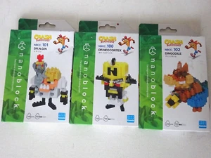 Nanoblock: Crash Bandicoot NBC_100 + 101 + 102 Neu OVP 3 Stück - Bild 1 von 5