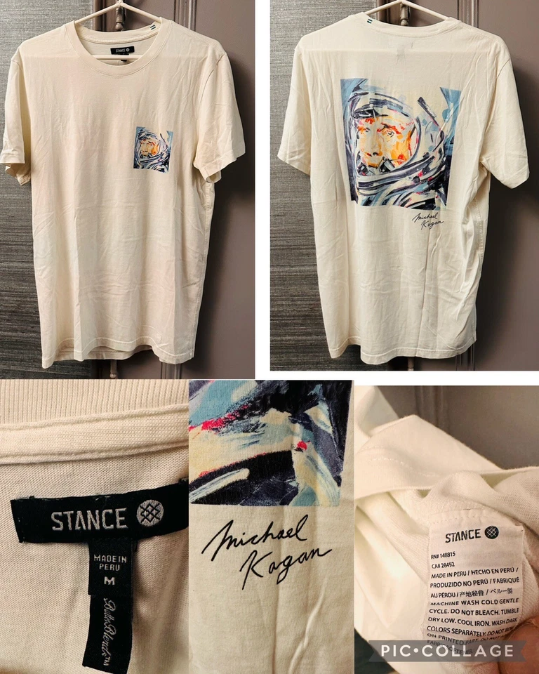 Michael Kagan Billionaire Boys Club Artist Men’s Medium T-Shirt By Stance - Image 1 of 4