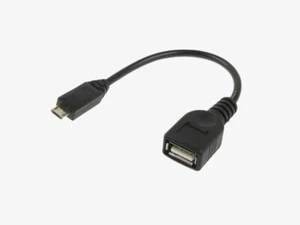 OTG ADATTATORE CAVO MICRO USB 5 PIN MASCHIO a USB FEMMINA TABLET CELLULARI j - Foto 1 di 4