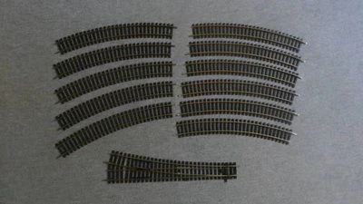 PIKO R2 Track 11 Pieces #55212 & Piko WR Right Hand Switch #55221 - Image 1 of 4