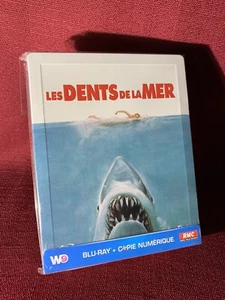 LES DENTS DE LA MER (JAWS) Blu-ray + Digital Steelbook Französisch HTF selten VERSIEGELT - Bild 1 von 6