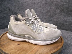 Li-Ning Men's Way of Wade 4 Gray White Basketball Shoes Size 13 US ABAK037-19 - Picture 1 of 13