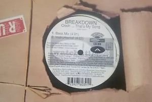 BREAKDOWN-OOOH THAT'S MY SONG (SELTEN) 12" VINYL SINGLE 1995 - Bild 1 von 1