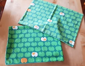 Graziela Äpfelchen Bettwäsche Set Kinderbett 70er Jahre Vintage Stoff für DIY - Bild 1 von 5
