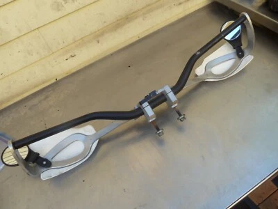 Handle bars with mounts & guards 2011 Husqvarna SM630 SMS630 OEM #N8 - Image 1 of 4