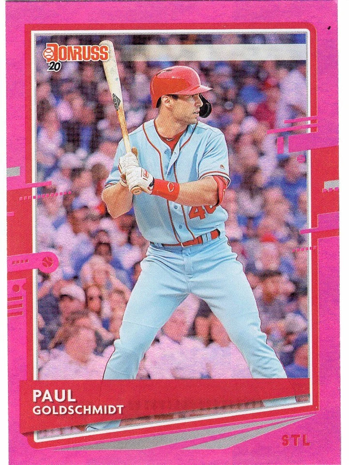 2020 Donruss Holo Pink #127 Paul Goldschmidt - Image 1 of 1
