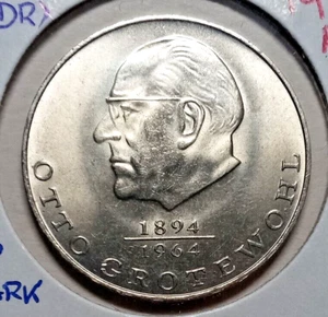 East Germany (GDR) 1973 A. 20 Mark. Otto Grotewohl, GDR Politician. KM-47 - Picture 1 of 2