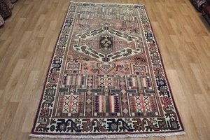 ANTIQUE HANDMADE PERSIAN BAKHTIARI RUG, CIRCA 1910 - Picture 1 of 12