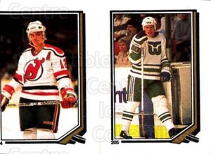 1987-88 O-Pee-Chee Stickers #064-205 Mark Johnson, Ulf Samuelsson - Picture 1 of 1