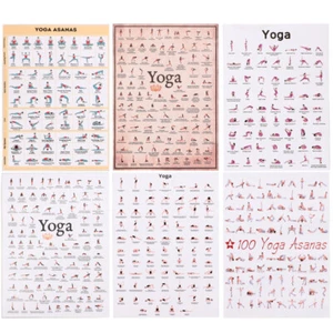6pcs For Women Workout Exercise Canvas Design Wall Posture Picture - Picture 1 of 12