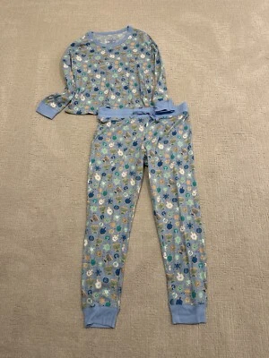 Nuevo conjunto de pijama familiar acanalado de algodón Hanukkah grande para mujer azul Foto 1 de 4