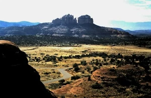 Original Slide, American Scenery, Cathedral Rock, Sedona skyline, Arizona 1965 - Picture 1 of 1