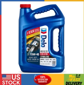 Delo 400 XLE SB Synthetic Blend SAE 15W-40 Heavy-Duty Diesel Motor Oil 1 Gallon - Picture 1 of 5