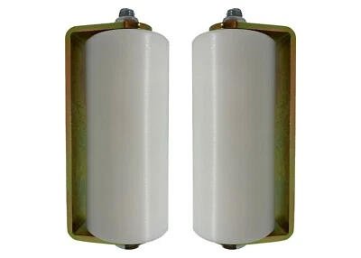 EAGLE ACCESS CONTROLS Slide Gate Guide Rollers 6" Rear Post C Bracket Heavy Duty Sliding Rolling Gates