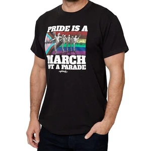 Camiseta The Phluid Project "Orgullo es una marcha no un desfile", negra, talla XL, NUEVA CON ETIQUETAS - Imagen 1 de 4