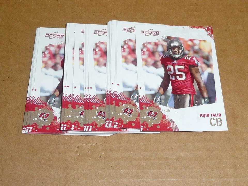 2010 Donruss Score BASE LOT OF 20 CARDS AQIB TALIB BUCCANEERS #274 - Image 1 of 1