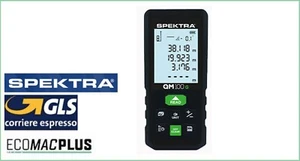 MISURATORE DISTANZIOMETRO LASER SPEKTRA MODELLO QM100 G - RAGGIO VERDE - 100MT - Foto 1 di 1